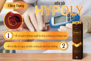 Viên sủi Hypoly hỗ trợ dần hạ đường huyết xuống dần và phòng ngừa đường huyết tăng cao