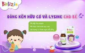 Biolizin, hỗ trợ bổ sung khoáng chất, hỗ trợ tăng cường sức đề kháng