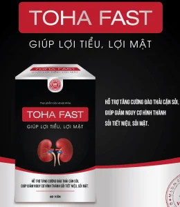 Cứu tinh cho người bị sỏi thận là viên uống Toha Fast.
