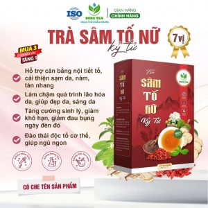 Trà sâm tố nữ kỷ tử OCHA 7 vị giúp giảm nám