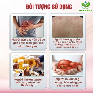 Trà Cà Gai Leo Rau Má OCHA Hộp 40 gói 