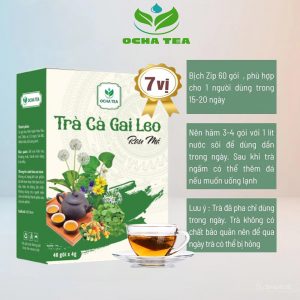 Trà Cà Gai Leo Rau Má OCHA Hộp 40 gói 