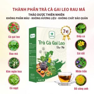Trà Cà Gai Leo Rau Má OCHA Hộp 40 gói 